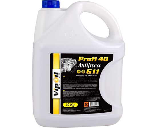 Антифриз VIPOIL G11 Profi 40 blue 10кг (701400)