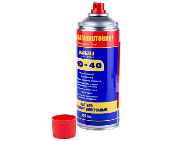 Смазка автомобильная Sigma Универсальная проникающая 400мл (6370171), изображение 2 Смазка автомобильная Sigma Универсальная проникающая 400мл (6370171), изображение 2