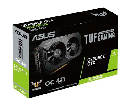 Видеокарта ASUS GeForce GTX1650 SUPER 4096Mb TUF GAMING OC (TUF-GTX1650S-O4G-GAMING), изображение 7 Видеокарта ASUS GeForce GTX1650 SUPER 4096Mb TUF GAMING OC (TUF-GTX1650S-O4G-GAMING), изображение 7