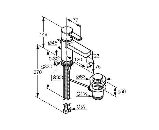 Смеситель KLUDI ZENTA (382609175), изображение 2