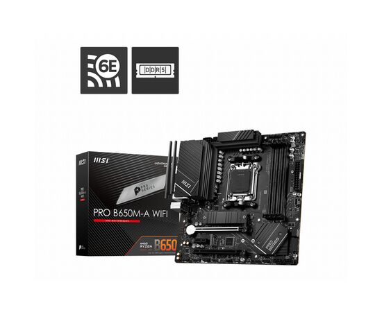 Материнская плата MSI PRO B650M-A WIFI, изображение 5 Материнская плата MSI PRO B650M-A WIFI, изображение 5