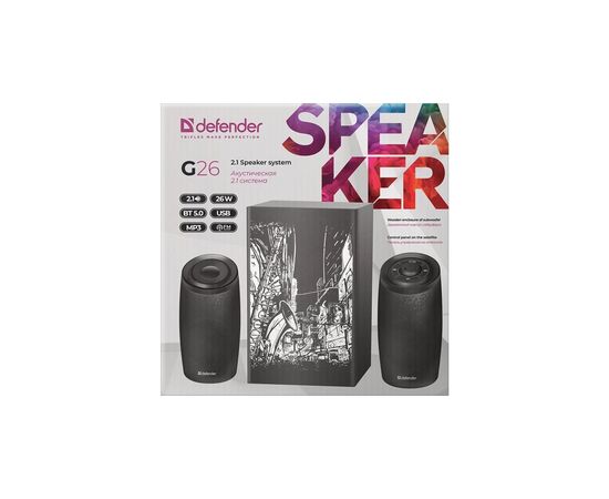Акустическая система Defender G26 26Вт Bluetooth/AUX/FM/MP3/USB (65126), изображение 5 Акустическая система Defender G26 26Вт Bluetooth/AUX/FM/MP3/USB (65126), изображение 5