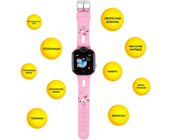 Смарт-часы AURA A3 WIFI Pink (KWAA3P), изображение 4 Смарт-часы AURA A3 WIFI Pink (KWAA3P), изображение 4