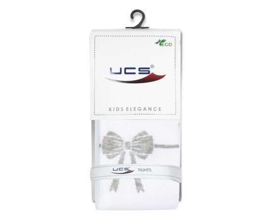 Колготки UCS Socks с бантом (M0C0301-1441-11G-white), изображение 2 Колготки UCS Socks с бантом (M0C0301-1441-11G-white), изображение 2