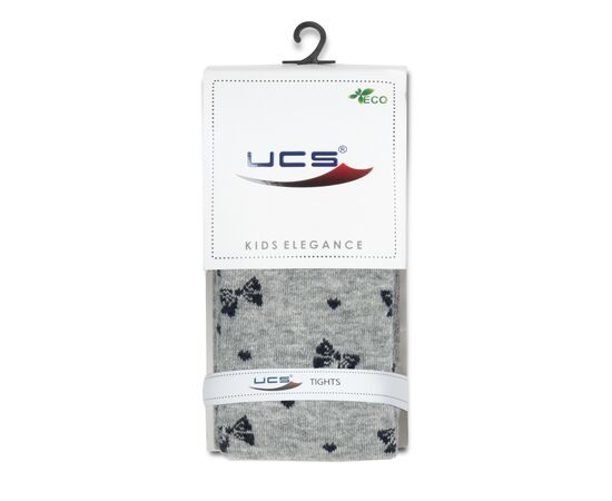 Колготки UCS Socks с бантиками (M0C0301-2034-5G-gray), изображение 2 Колготки UCS Socks с бантиками (M0C0301-2034-5G-gray), изображение 2