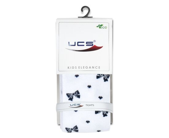 Колготки UCS Socks с бантиками (M0C0301-2034-5G-white), изображение 2 Колготки UCS Socks с бантиками (M0C0301-2034-5G-white), изображение 2