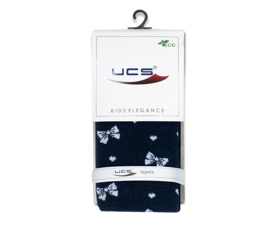 Колготки UCS Socks с бантиками (M0C0301-2034-5G-blue), изображение 2 Колготки UCS Socks с бантиками (M0C0301-2034-5G-blue), изображение 2