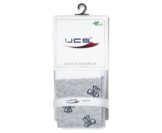 Колготки UCS Socks с бантиками (M0C0301-2290-7G-gray), изображение 2 Колготки UCS Socks с бантиками (M0C0301-2290-7G-gray), изображение 2