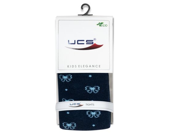 Колготки UCS Socks с бантиками (M0C0301-2438-7G-blue), изображение 2 Колготки UCS Socks с бантиками (M0C0301-2438-7G-blue), изображение 2
