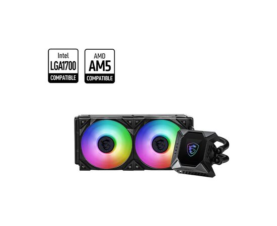 Система водного охлаждения MSI MPG CORELIQUID K240 V2, изображение 2 Система водного охлаждения MSI MPG CORELIQUID K240 V2, изображение 2