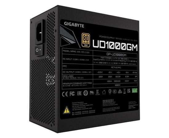 Блок питания GIGABYTE 1000W (GP-UD1000GM), изображение 5 Блок питания GIGABYTE 1000W (GP-UD1000GM), изображение 5