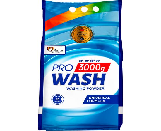Стиральный порошок Pro Wash Универсальный 3 кг (4260637723772)