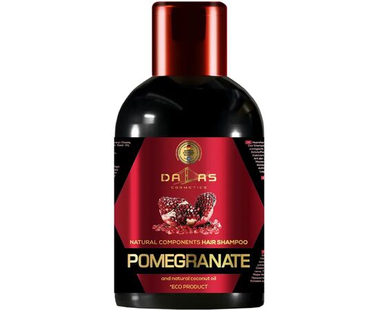 Шампунь Dalas Pomegranate с маслом гранатовых косточек и натуральным кокосовым маслом 500 г (4260637729323)