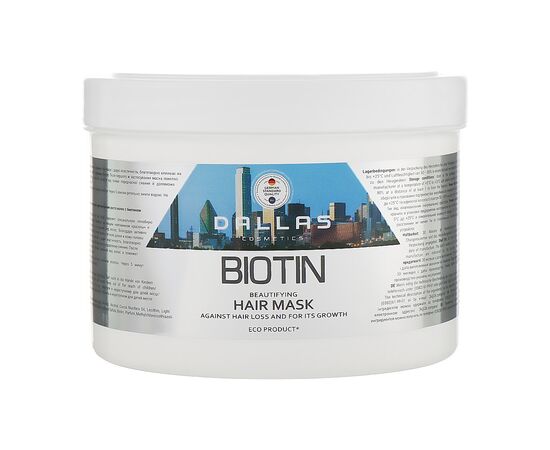 Маска для волос Dalas Biotin для улучшения роста волос с биотином 500 мл (4260637723550)