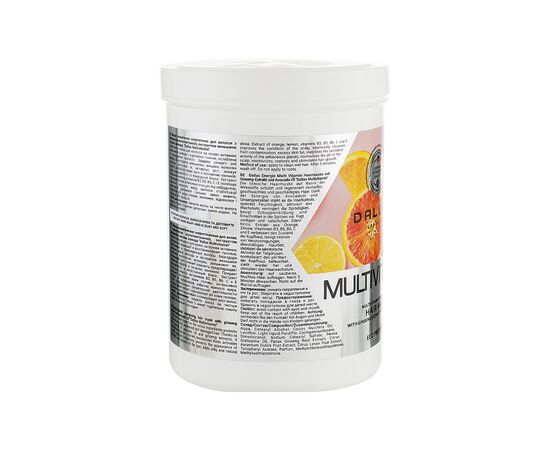 Маска для волос Dalas Multivitamin Энергетическая с компл. мультивитаминов, экстрактом женьшеня и маслом авокадо 1 л (4260637723239), изображение 2 Маска для волос Dalas Multivitamin Энергетическая с компл. мультивитаминов, экстрактом женьшеня и маслом авокадо 1 л (4260637723239), изображение 2