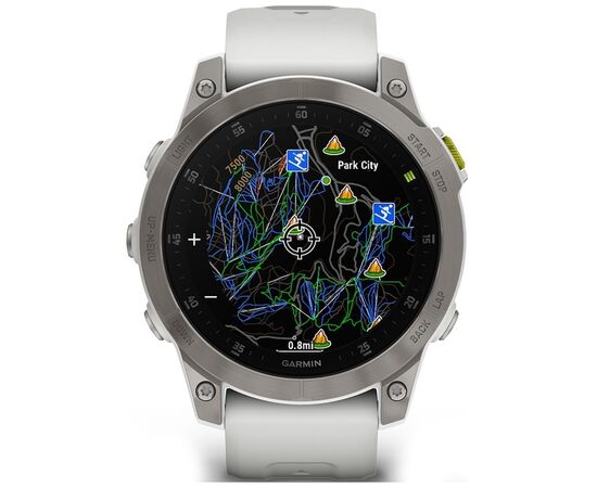 Смарт-часы Garmin EPIX gen 2, Sapphire,White,Titanium, GPS (010-02582-21), изображение 5 Смарт-часы Garmin EPIX gen 2, Sapphire,White,Titanium, GPS (010-02582-21), изображение 5