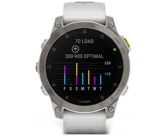 Смарт-часы Garmin EPIX gen 2, Sapphire,White,Titanium, GPS (010-02582-21), изображение 6 Смарт-часы Garmin EPIX gen 2, Sapphire,White,Titanium, GPS (010-02582-21), изображение 6
