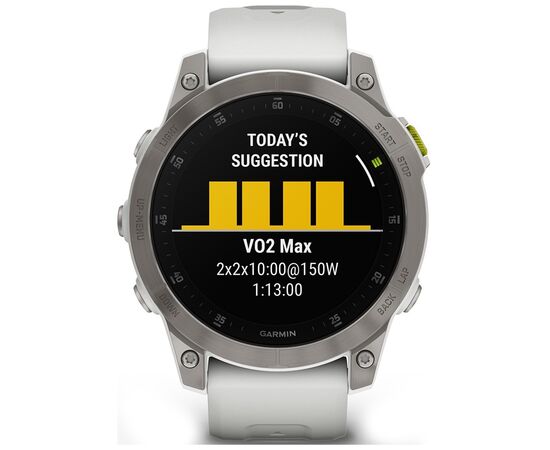 Смарт-часы Garmin EPIX gen 2, Sapphire,White,Titanium, GPS (010-02582-21), изображение 8 Смарт-часы Garmin EPIX gen 2, Sapphire,White,Titanium, GPS (010-02582-21), изображение 8