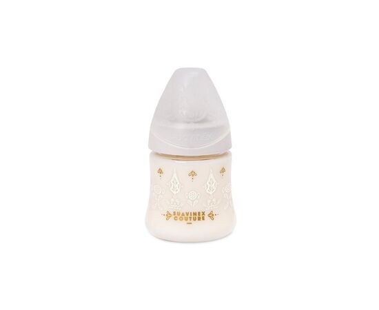 Бутылочка для кормления Suavinex Couture, 150 мл, 0+ белый (304131)