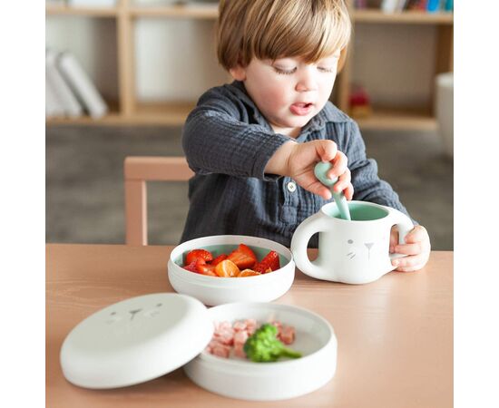 Тарелка детская Suavinex Hygge Уютные истории 2 шт розовые (306749), изображение 5