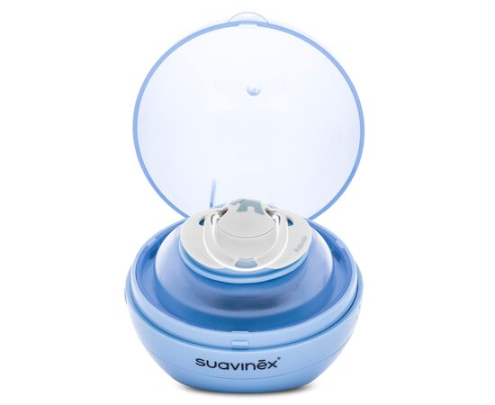 Стерилізатор Suavinex портативний для пустушок синій (400817), зображення 2 Стерилізатор Suavinex портативний для пустушок синій (400817), зображення 2