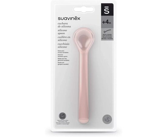 Набор детской посуды Suavinex ложка силик. Hygge Уютные истории розовая (401179), изображение 2 Набор детской посуды Suavinex ложка силик. Hygge Уютные истории розовая (401179), изображение 2