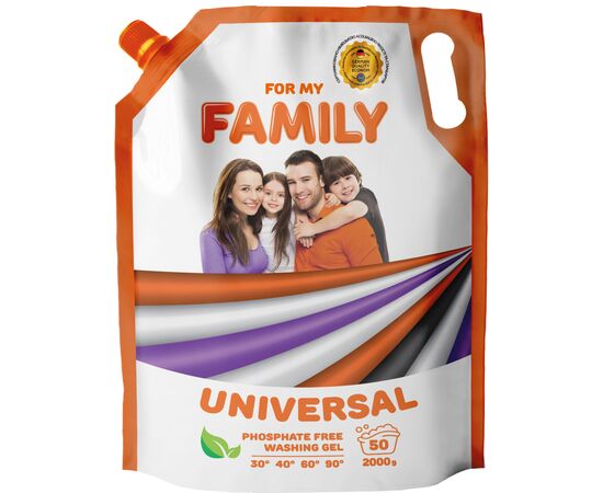 Гель для стирки Family 2K Универсальный 2 кг (4260637721211)