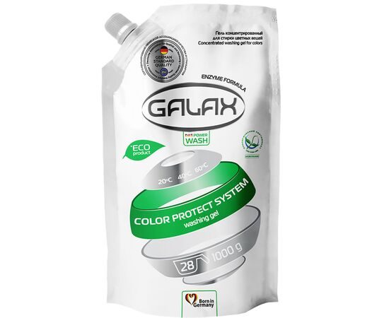 Гель для стирки Galax для цветных вещей 1 кг (4260637720610)