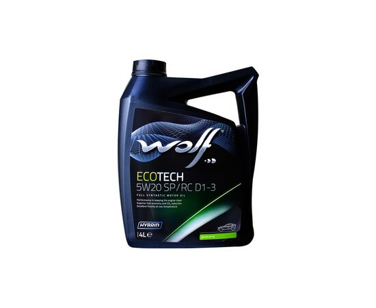 Моторна олива Wolf ECOTECH 5W20 SP/RC D1-3 4л (1050525)