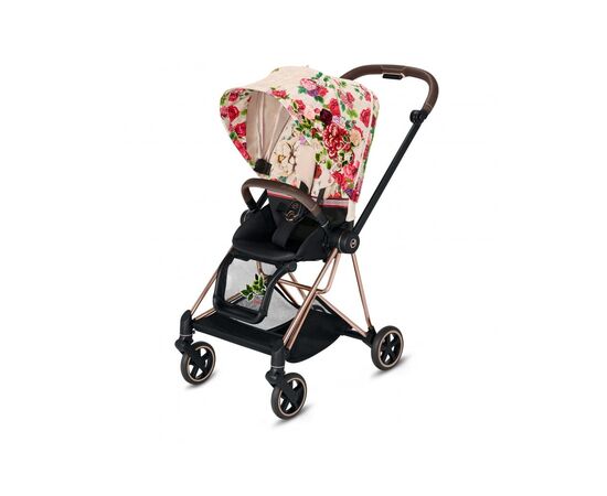 Набір текстилю для коляски Cybex Mios Spring Blossom Dark (519004003), зображення 2 Набір текстилю для коляски Cybex Mios Spring Blossom Dark (519004003), зображення 2