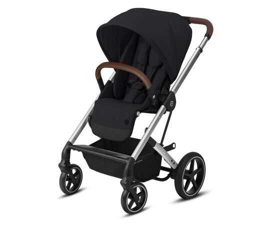 Коляска Cybex Balios S Lux SLV Deep Black black (с бампером) (520001249)