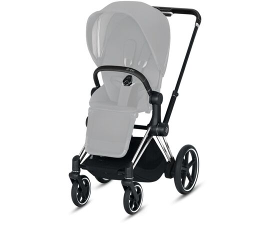 Шасі для коляски Cybex ePriam & каркас Chrome Brown (519002623), зображення 2 Шасі для коляски Cybex ePriam & каркас Chrome Brown (519002623), зображення 2