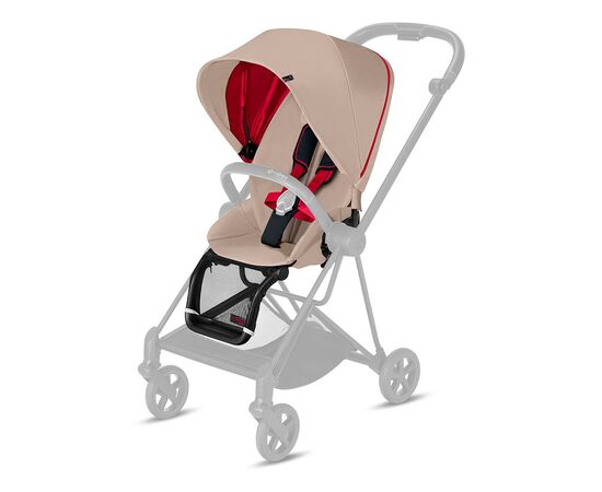 Набір текстилю для коляски Cybex Mios Ferrari Silver Grey light grey (519002729)