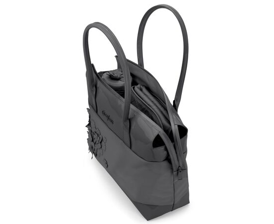 Сумка для мами Cybex Platinum Simply Flowers Grey dark grey (521001953), зображення 2 Сумка для мами Cybex Platinum Simply Flowers Grey dark grey (521001953), зображення 2