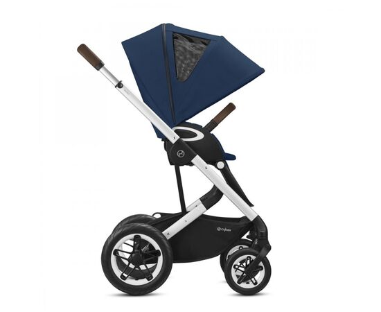 Коляска Cybex Talos S Lux SLV Navy Blue navy blue с бампером (520001479), изображение 3 Коляска Cybex Talos S Lux SLV Navy Blue navy blue с бампером (520001479), изображение 3