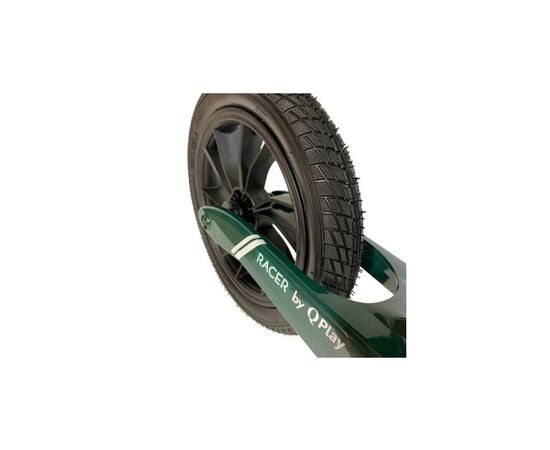 Беговел QPlay Racer с надувными колесами Green (B-300Green), изображение 4