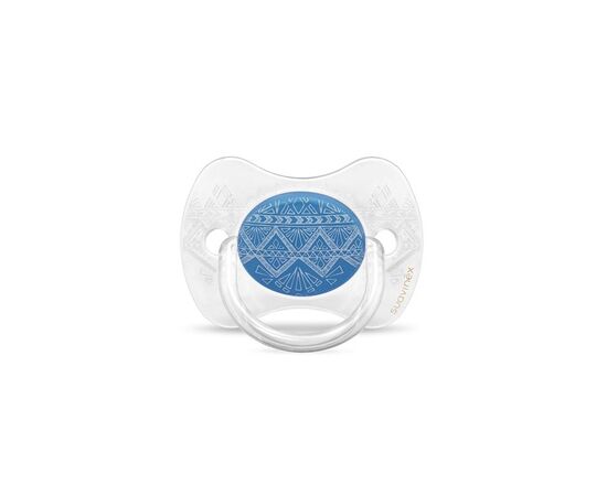 Пустушка Suavinex Couture 0-4 міс фізіологічна темно-синя (304211)