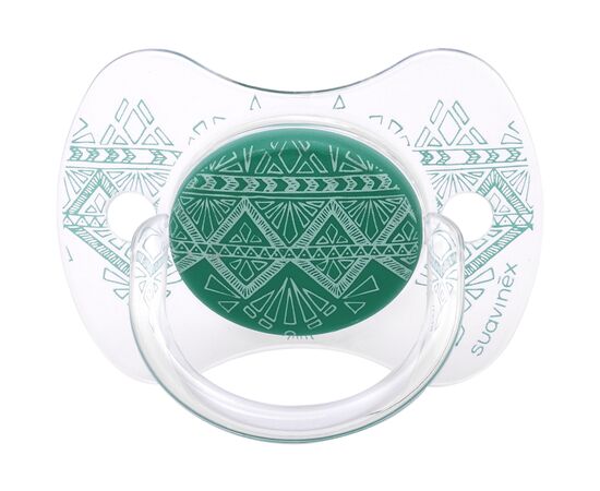 Пустушка Suavinex Couture 18 мес. 2 шт. зелена (304235)