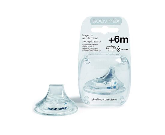 Соска Suavinex силиконовая с носиком, 4 мес. (300843), изображение 2