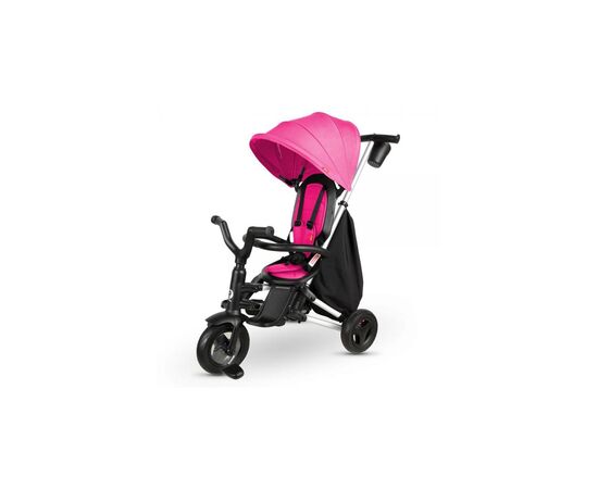 Детский велосипед QPlay Nova+ Rubber Flora (S700FloralPink+Rubber)
