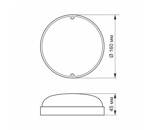 Светильник Videx LED IP65 9W 5000K 220V (VL-BHR-095PW), изображение 3 Светильник Videx LED IP65 9W 5000K 220V (VL-BHR-095PW), изображение 3