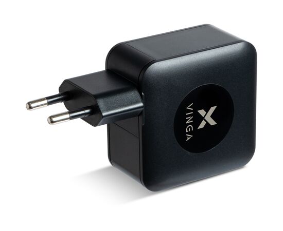 Зарядное устройство Vinga GaN 65W PD+QC 2C1A ports Wall Charger (VCHG65), изображение 2 Зарядное устройство Vinga GaN 65W PD+QC 2C1A ports Wall Charger (VCHG65), изображение 2