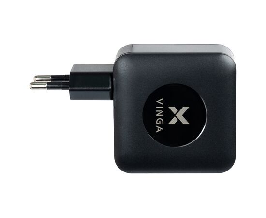 Зарядное устройство Vinga GaN 65W PD+QC 2C1A ports Wall Charger (VCHG65), изображение 4 Зарядное устройство Vinga GaN 65W PD+QC 2C1A ports Wall Charger (VCHG65), изображение 4