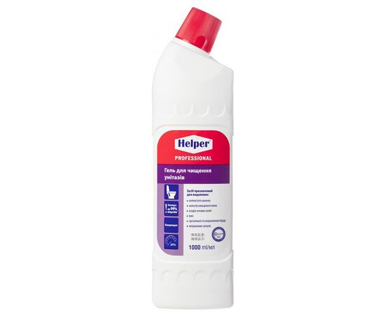 Засіб для чищення унітазу Helper Professional 1 л (4823019010046)
