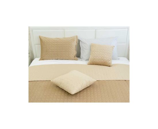 Подушка Руно декоративная Velour Beige 40х40 (311.55_Beige), изображение 2 Подушка Руно декоративная Velour Beige 40х40 (311.55_Beige), изображение 2