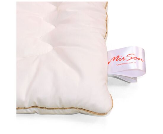 Одеяло MirSon шерстяное Mikrosatin Gold Woolen Hand Made 167 лето 155x215 см (2200000460318), изображение 11