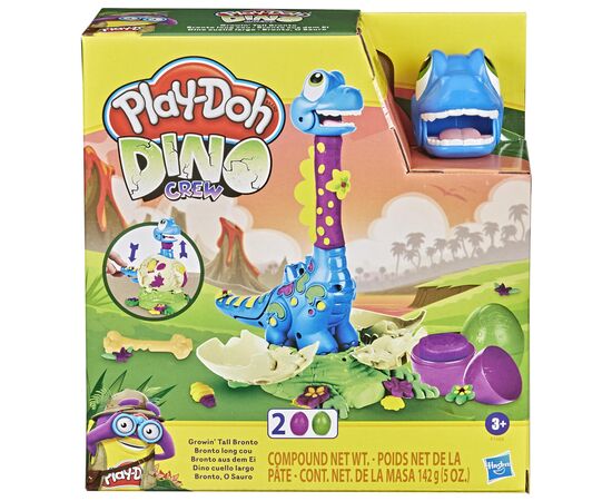 Набор для творчества Hasbro Play-Doh Большой Бронто (F1503), изображение 2 Набор для творчества Hasbro Play-Doh Большой Бронто (F1503), изображение 2