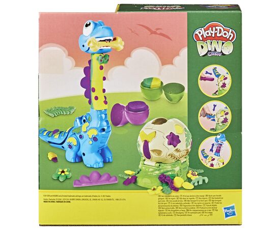 Набор для творчества Hasbro Play-Doh Большой Бронто (F1503), изображение 3 Набор для творчества Hasbro Play-Doh Большой Бронто (F1503), изображение 3