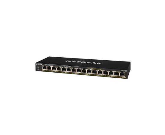 Коммутатор сетевой Netgear GS316P-100EUS, изображение 3 Коммутатор сетевой Netgear GS316P-100EUS, изображение 3