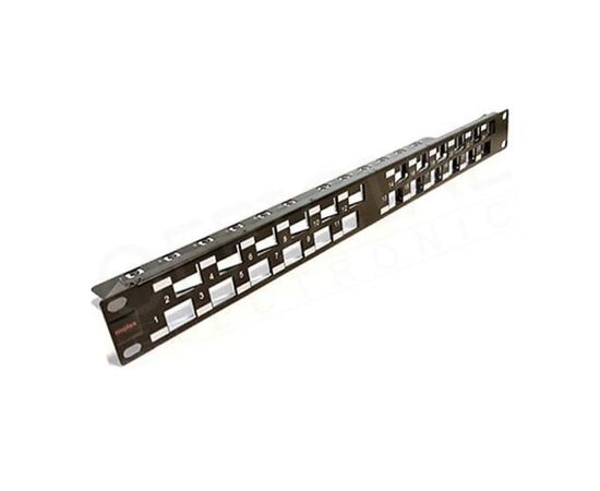 Патч-панель Molex рама для набора 19" 1U 24 порти Kyestone (PID-00282)